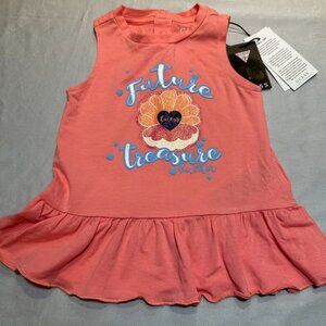 Guess - NWT - sleeveless baby summer dress. Size 12 months